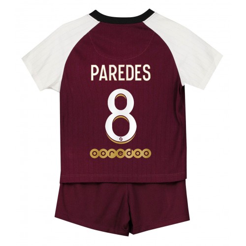 Paris Saint-Germain PSG Dres Leandro Paredes 8 Dječji Treći 2021 Kratkih Rukava Paris Saint-Germain PSG Dres Leandro Paredes 8 Dječji Treći 2021 Kratkih Rukava